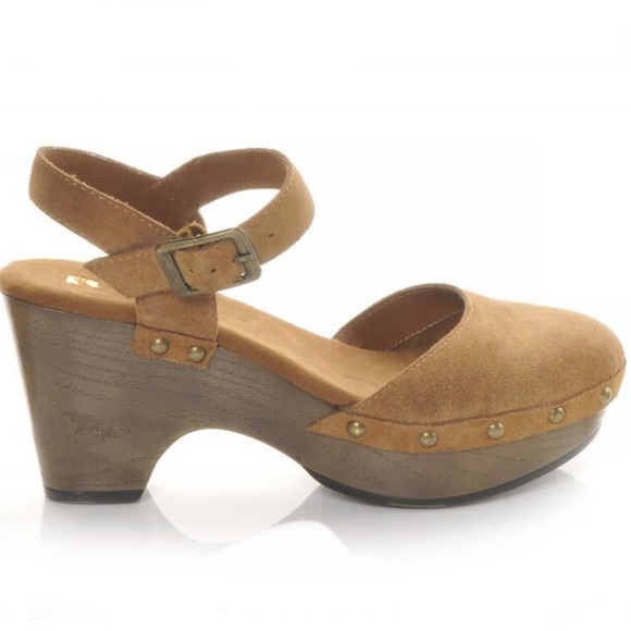 Brown Leather Clogs Mule NWOT - Picture 3 of 13